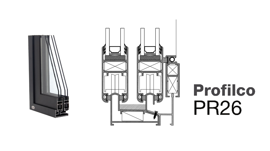 Розсувна система Profilco PR26